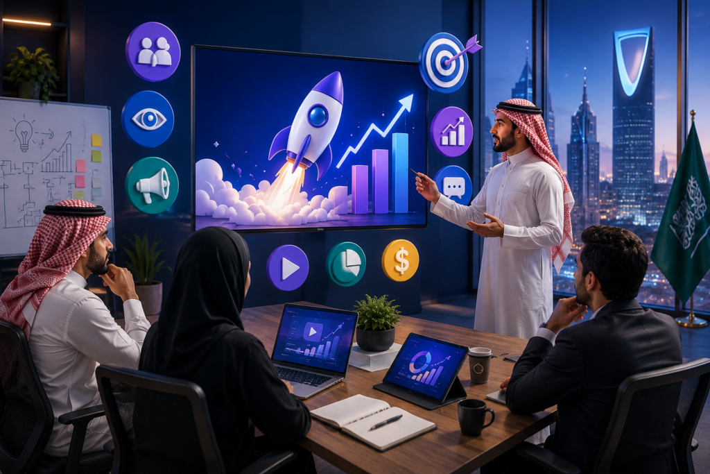 9 فوائد يقدمها فيديو موشن جرافيك للشركات الناشئة في السعودية