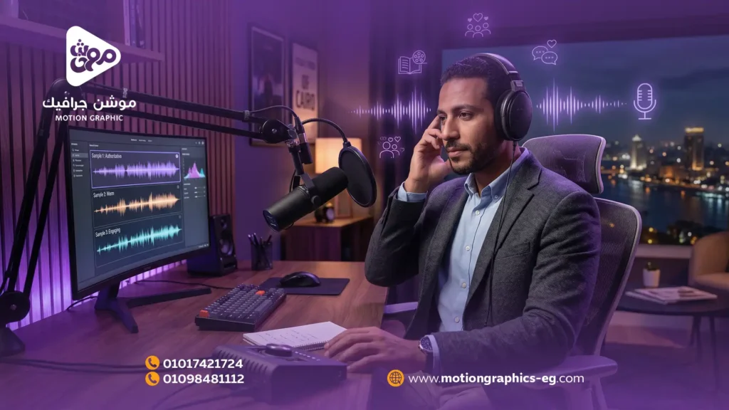 3 قواعد لاختيار صوت الموشن جرافيك لشركتك