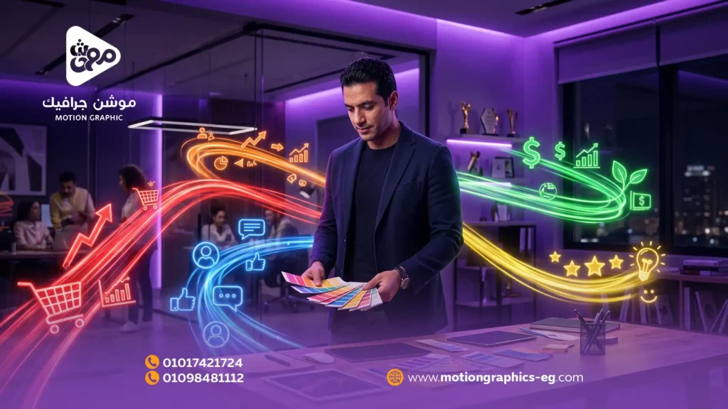5 ألوان في الموشن جرافيك تضاعف مبيعاتك فوراً